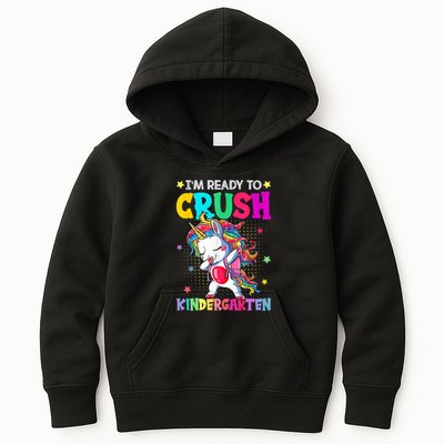 Im Ready To Crush Kindergarten Happy First Day Of School Kids Hoodie