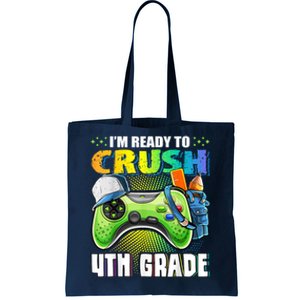 Im Ready To Crush 4th Grade Back To School Video Game Boy Tote Bag