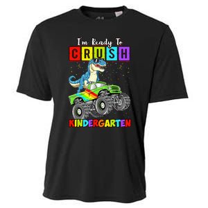 I'm Ready To Crush Kindergarten Dinosaur Back To School Cooling Performance Crew T-Shirt