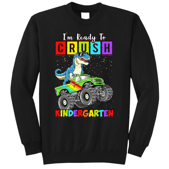 I'm Ready To Crush Kindergarten Dinosaur Back To School Sweatshirt