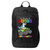 I'm Ready To Crush Kindergarten Dinosaur Back To School City Backpack