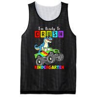 I'm Ready To Crush Kindergarten Dinosaur Back To School Mesh Reversible Basketball Jersey Tank