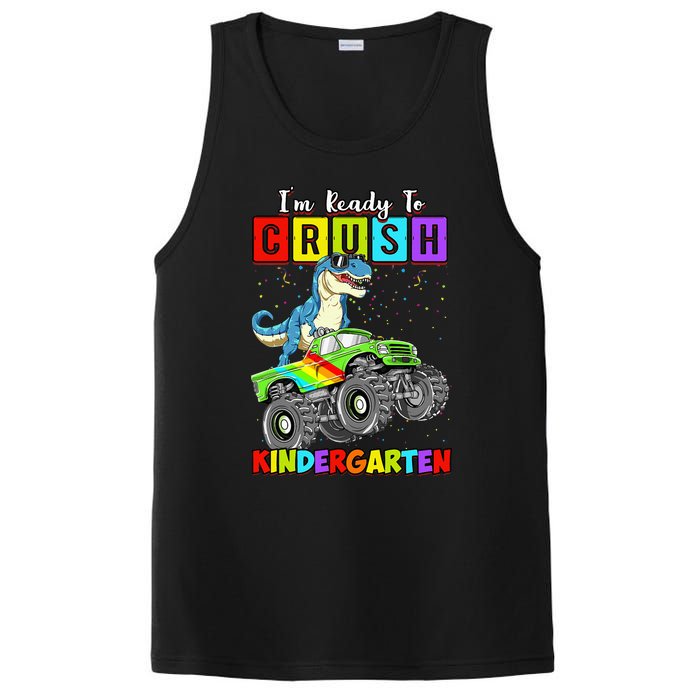 I'm Ready To Crush Kindergarten Dinosaur Back To School PosiCharge Competitor Tank