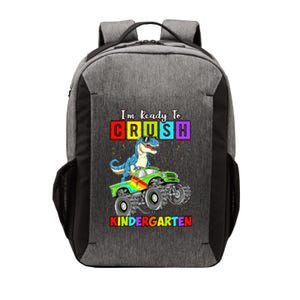 I'm Ready To Crush Kindergarten Dinosaur Back To School Vector Backpack