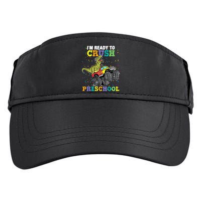 IM Ready To Crush Pre K Monster Truck Dinosaur T Rex Boy Adult Drive Performance Visor