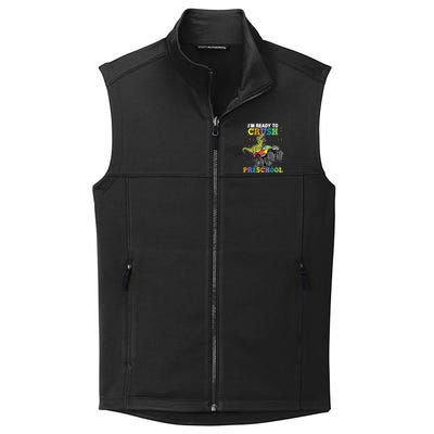 IM Ready To Crush Pre K Monster Truck Dinosaur T Rex Boy Collective Smooth Fleece Vest