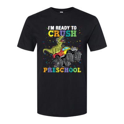 IM Ready To Crush Pre K Monster Truck Dinosaur T Rex Boy Softstyle CVC T-Shirt