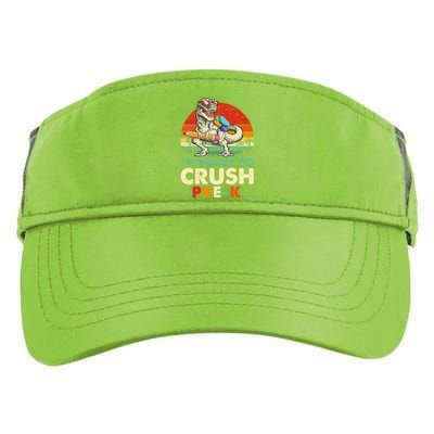 Im Ready To Crush PreK Retro Dinosaur Funny Back To School Gift Adult Drive Performance Visor