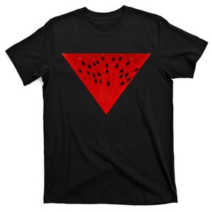 Inverted Red Triangle Watermelon Slice T-Shirt