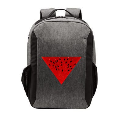 Inverted Red Triangle Watermelon Slice Vector Backpack