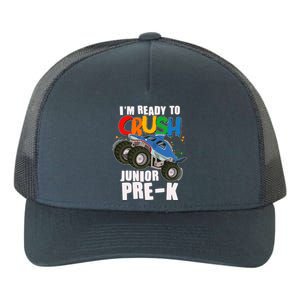 Im Ready To Crush Junior Pre K Shark Monster Truck Yupoong Adult 5-Panel Trucker Hat