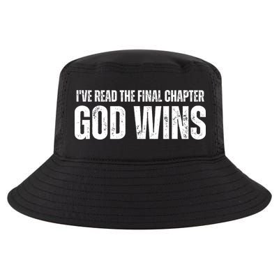 I've Read The Final Chapter God Wins Cool Comfort Performance Bucket Hat