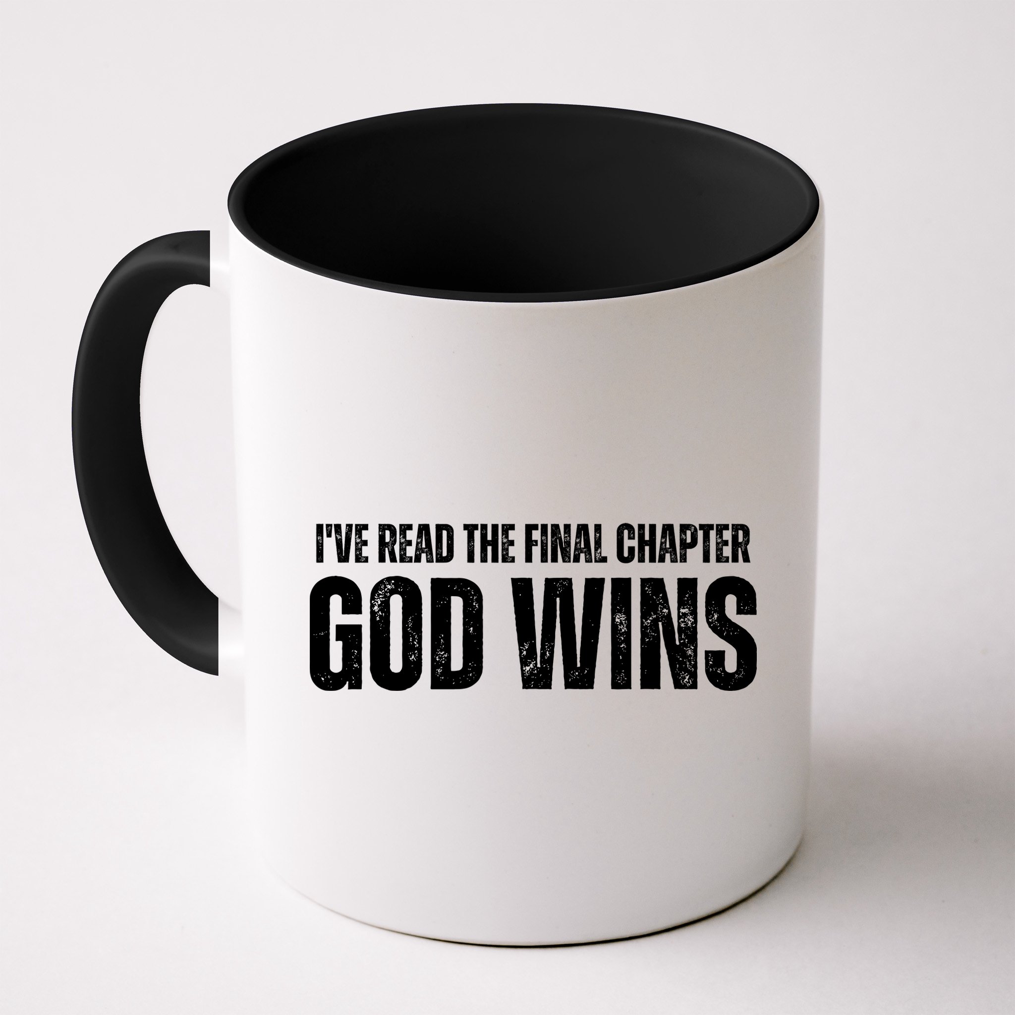 I've Read The Final Chapter God Wins Mug