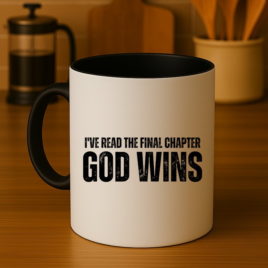 I've Read The Final Chapter God Wins Mug