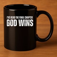 I've Read The Final Chapter God Wins 11oz C Handle Ceramic Mug