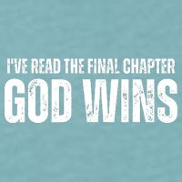 I've Read The Final Chapter God Wins Sueded Cloud Jersey T-Shirt