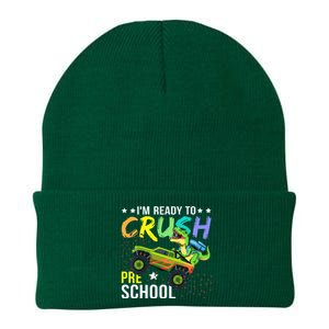 I'm Ready to Crush Kindergarten Dinosaur Back to School Knit Cap Winter Beanie