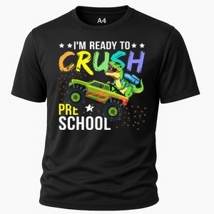 I'm Ready to Crush Kindergarten Dinosaur Back to School Cooling Performance Crew T-Shirt