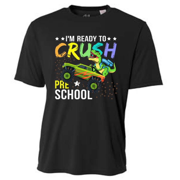 I'm Ready to Crush Kindergarten Dinosaur Back to School Cooling Performance Crew T-Shirt