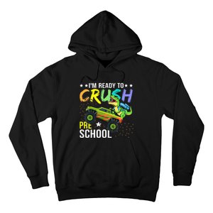 I'm Ready to Crush Kindergarten Dinosaur Back to School Hoodie