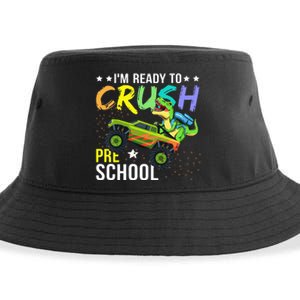 I'm Ready to Crush Kindergarten Dinosaur Back to School Sustainable Bucket Hat