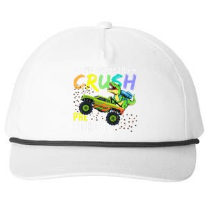 I'm Ready to Crush Kindergarten Dinosaur Back to School Snapback Five-Panel Rope Hat