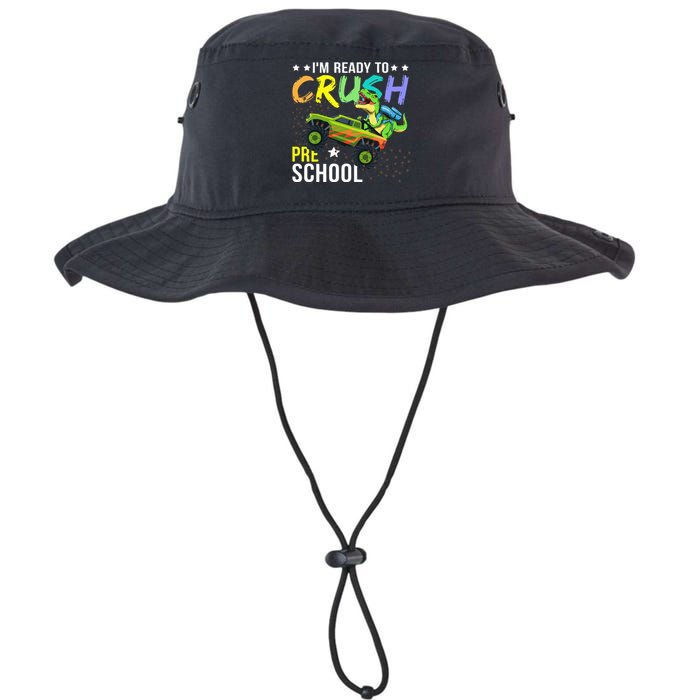 I'm Ready to Crush Kindergarten Dinosaur Back to School Legacy Cool Fit Booney Bucket Hat