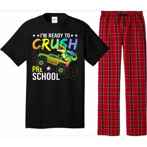 I'm Ready to Crush Kindergarten Dinosaur Back to School Pajama Set