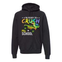 I'm Ready to Crush Kindergarten Dinosaur Back to School Premium Hoodie