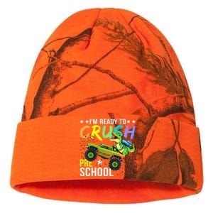 I'm Ready to Crush Kindergarten Dinosaur Back to School Kati Licensed 12" Camo Beanie