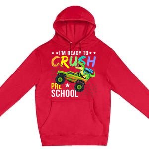 I'm Ready to Crush Kindergarten Dinosaur Back to School Premium Pullover Hoodie