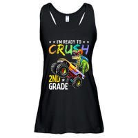 Im Ready To Crush 2nd Grade Dinosaur First Day Of School Ladies Essential Flowy Tank