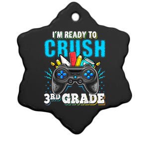 Im Ready To Crush 3rd Grade Back To School Video Game Boy Ceramic Star Ornament