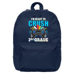 Im Ready To Crush 3rd Grade Back To School Video Game Boy 16 in Basic Backpack