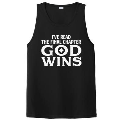 IVe Read The Final Chapter God Wins Christian Faith PosiCharge Competitor Tank