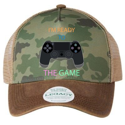 I'm Ready To Control The Game Gift Game Controller Cute Gift Legacy Tie Dye Trucker Hat