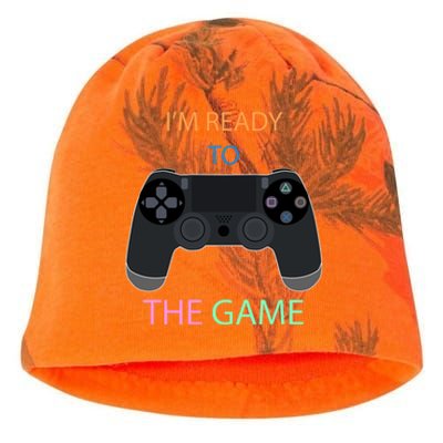 I'm Ready To Control The Game Gift Game Controller Cute Gift Kati - Camo Knit Beanie