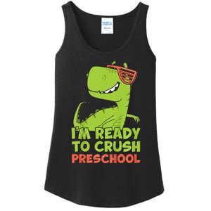 I'm Ready To Crush Preschool Dinosaur Back To School Ladies Essential Tank