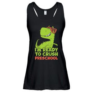 I'm Ready To Crush Preschool Dinosaur Back To School Ladies Essential Flowy Tank