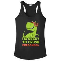 I'm Ready To Crush Preschool Dinosaur Back To School Ladies PosiCharge Competitor Racerback Tank