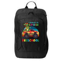 Im Ready To Crush Preschool Monster Truck Dinosaur City Backpack