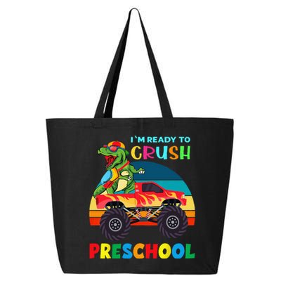 Im Ready To Crush Preschool Monster Truck Dinosaur 25L Jumbo Tote