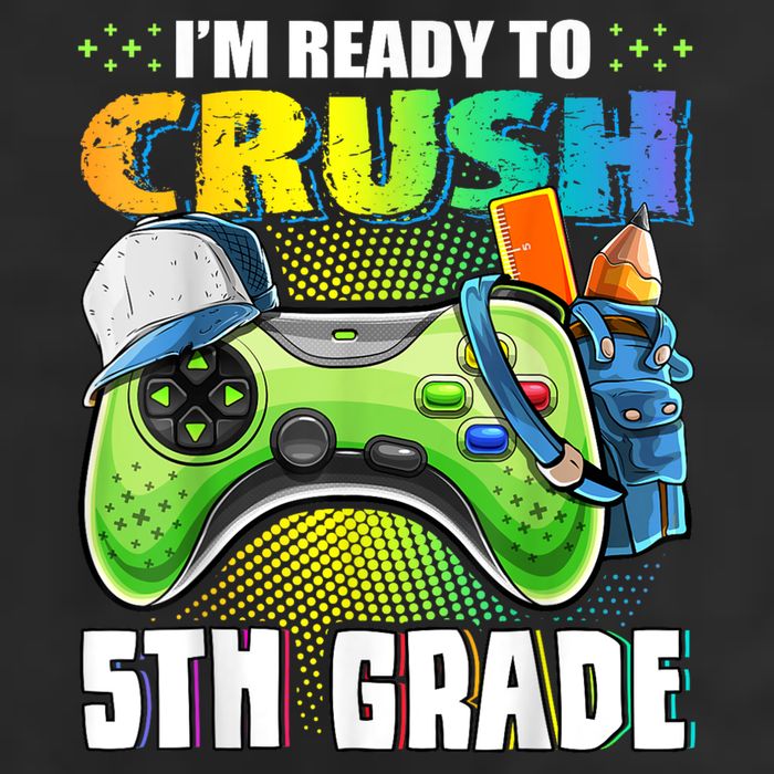 Im Ready To Crush 5th Grade Back To School Video Game Boy Adult Drive Performance Visor