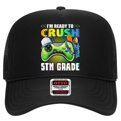 Im Ready To Crush 5th Grade Back To School Video Game Boy Trucker Hat