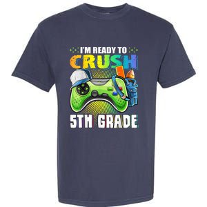 Im Ready To Crush 5th Grade Back To School Video Game Boy Garment-Dyed Heavyweight T-Shirt