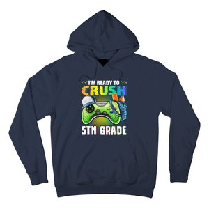 Im Ready To Crush 5th Grade Back To School Video Game Boy Hoodie