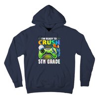 Im Ready To Crush 5th Grade Back To School Video Game Boy Hoodie