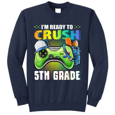 Im Ready To Crush 5th Grade Back To School Video Game Boy Sweatshirt