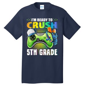 Im Ready To Crush 5th Grade Back To School Video Game Boy Tall T-Shirt