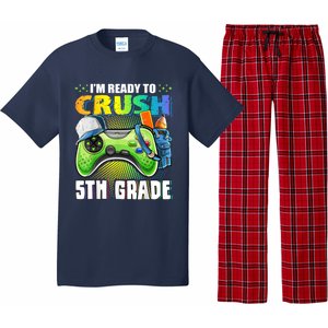 Im Ready To Crush 5th Grade Back To School Video Game Boy Pajama Set